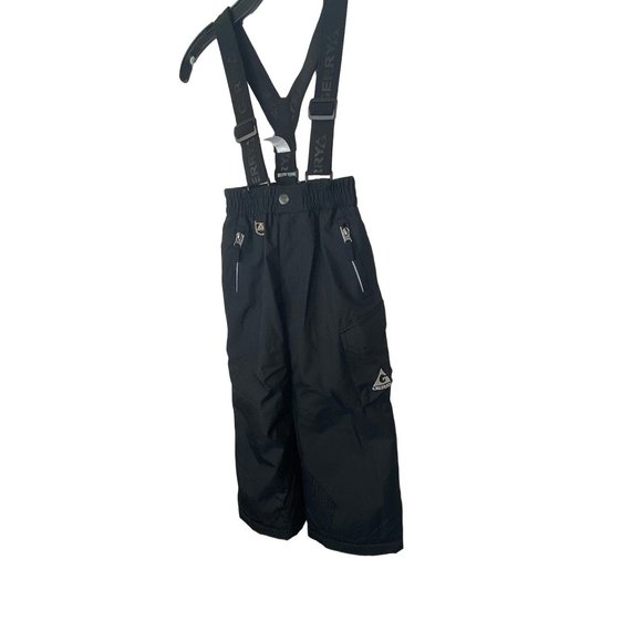 NWT Gerry Boys' XS 5 Performance Snow Pant With Removable Suspenders Black - Picture 2 of 16